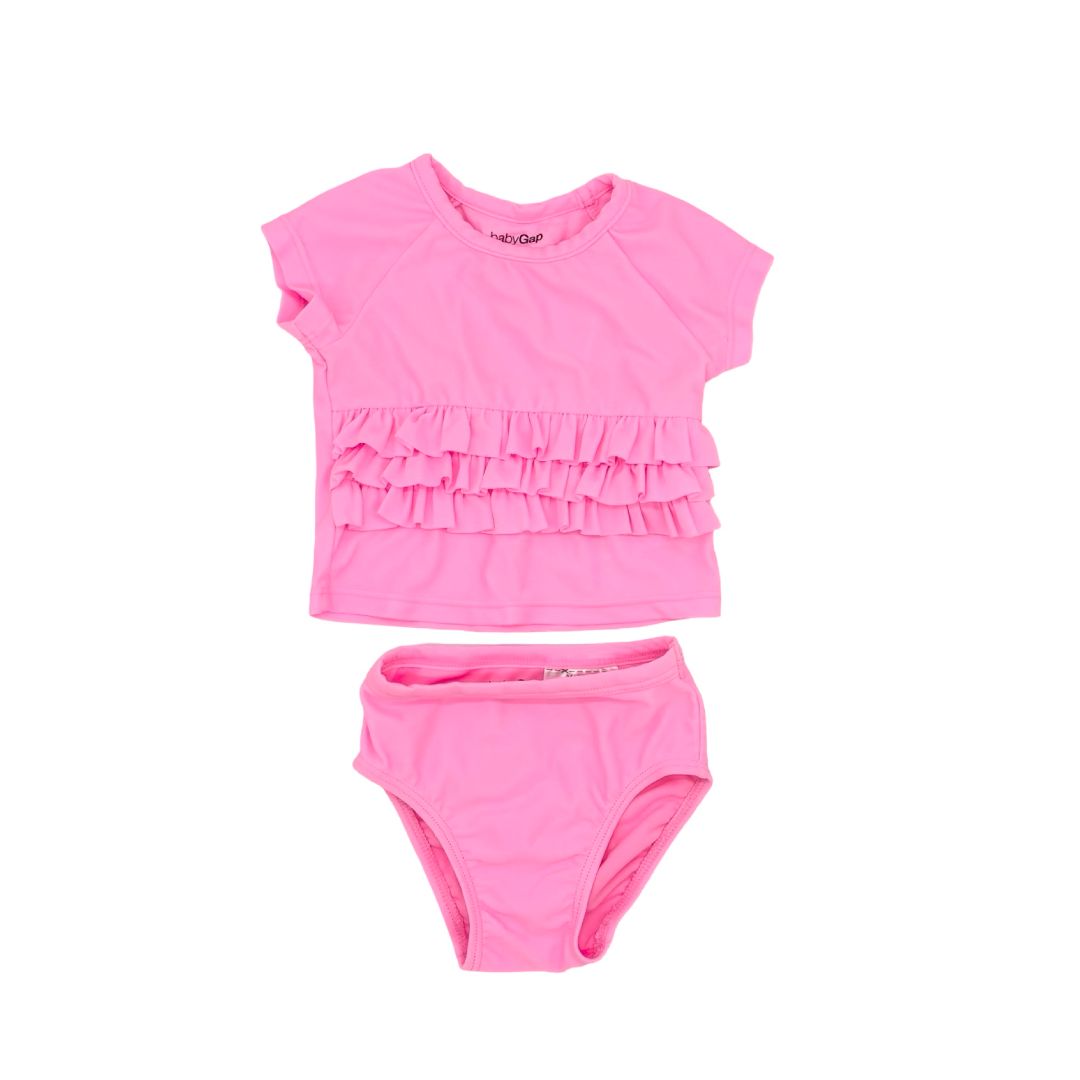 Gap hot pink bikini wim suit, 0-6 months
