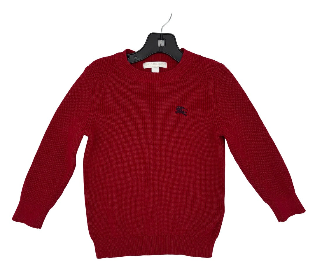 Burberry Red sweater, 4 Years