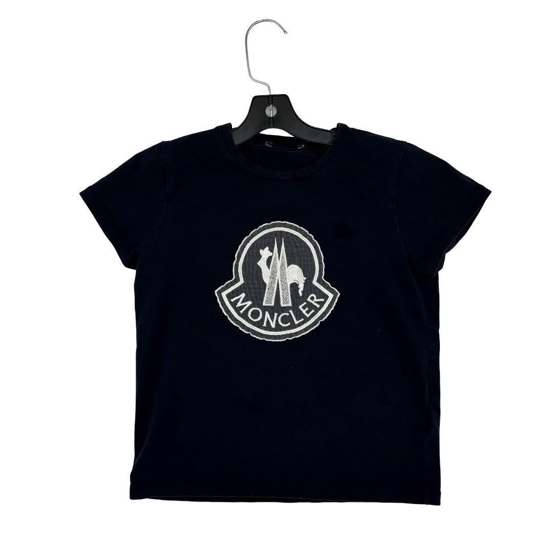 Moncler Navy tshirt w/small stain , 8 Years