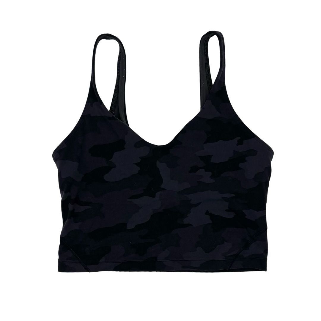 Lululemon black camo bralette, 8