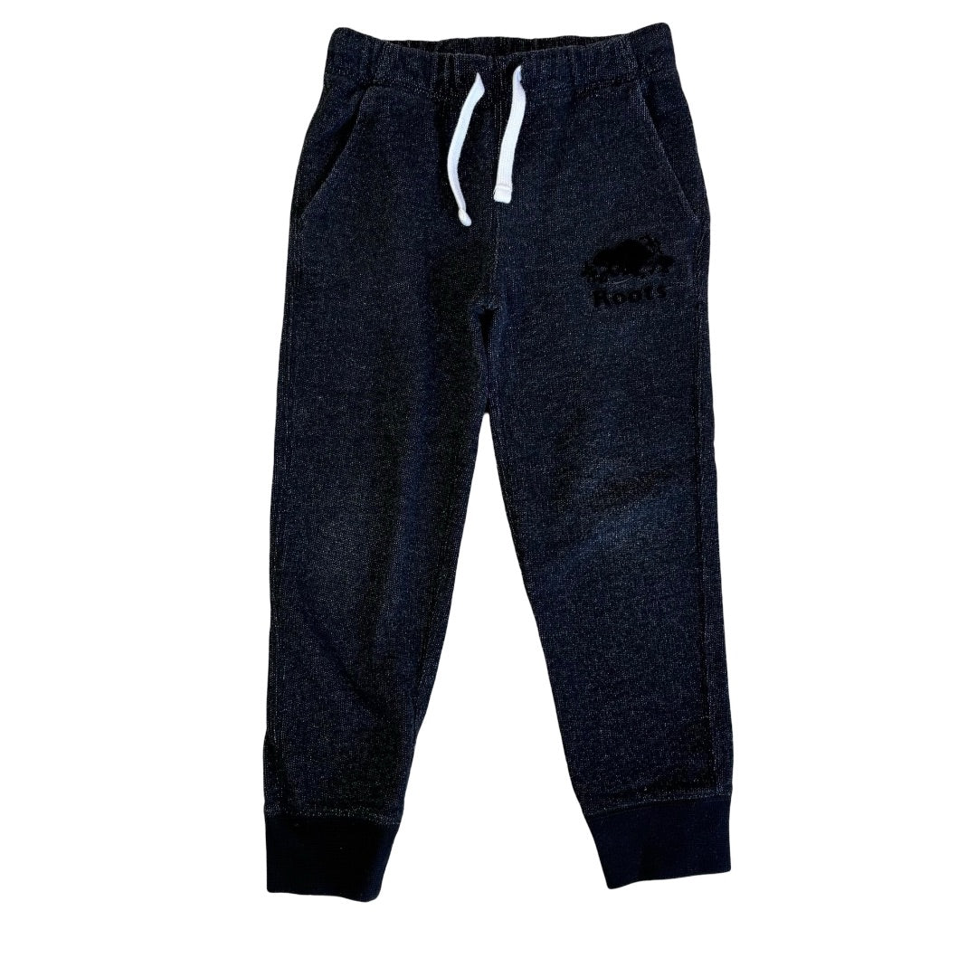 Roots Black salt&pepper sweatpants, 6 Years