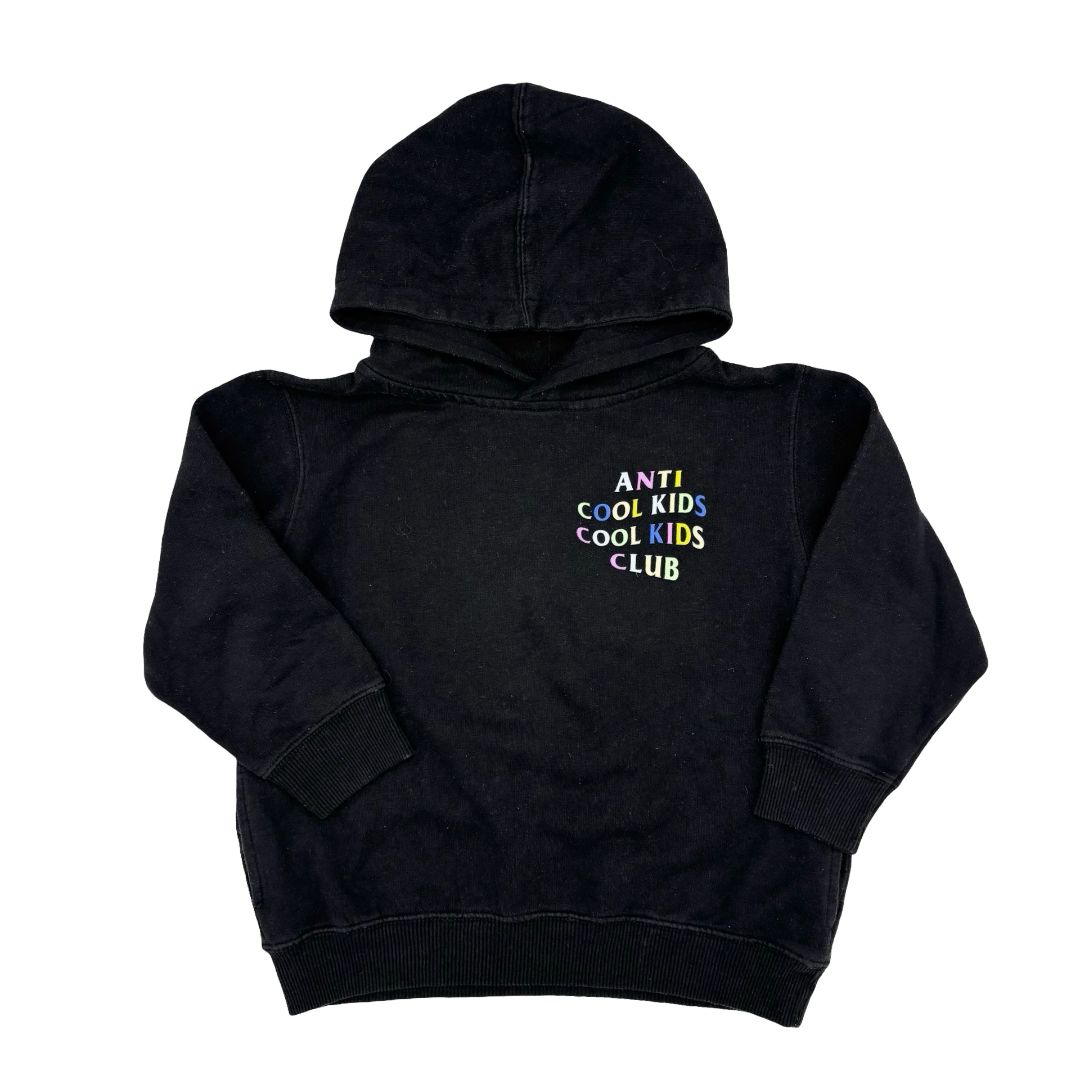 Paper Plain Anti Cool Kids black sweatshirt, 6 years
