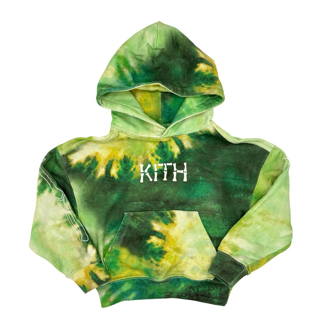 Kith green tie dye sweatshirt, 6-7 years