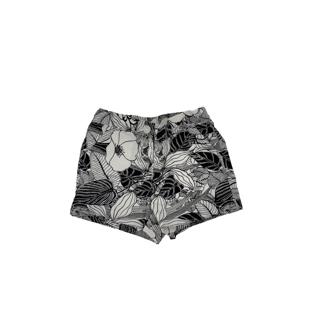 Janie and Jack Black/white shorts, 12-18 months