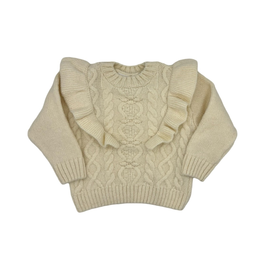Zara Cream sweater, 18-24 months
