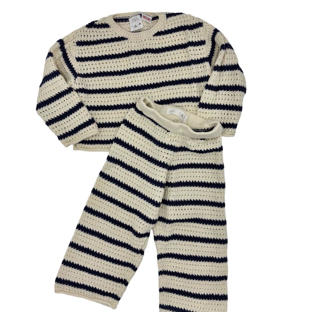 Zara Stripped crochet set, 3 Years