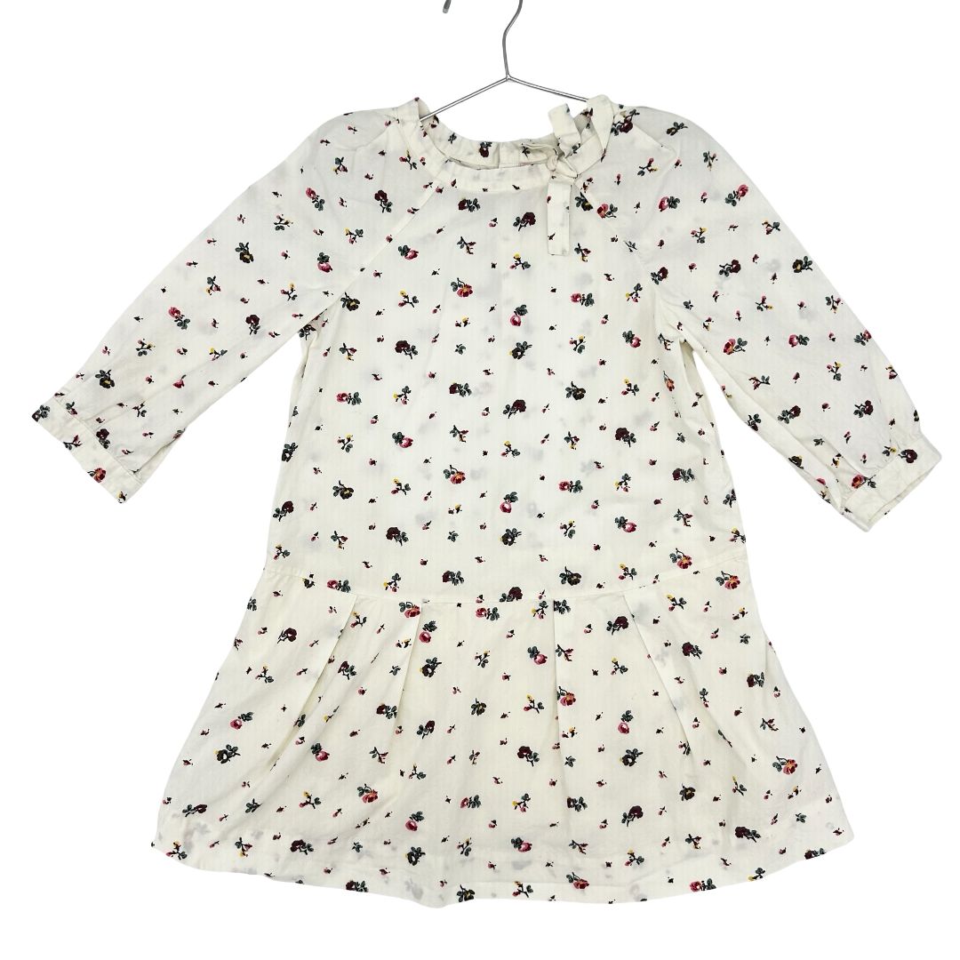 Bonpoint cream floral dress, 8 years