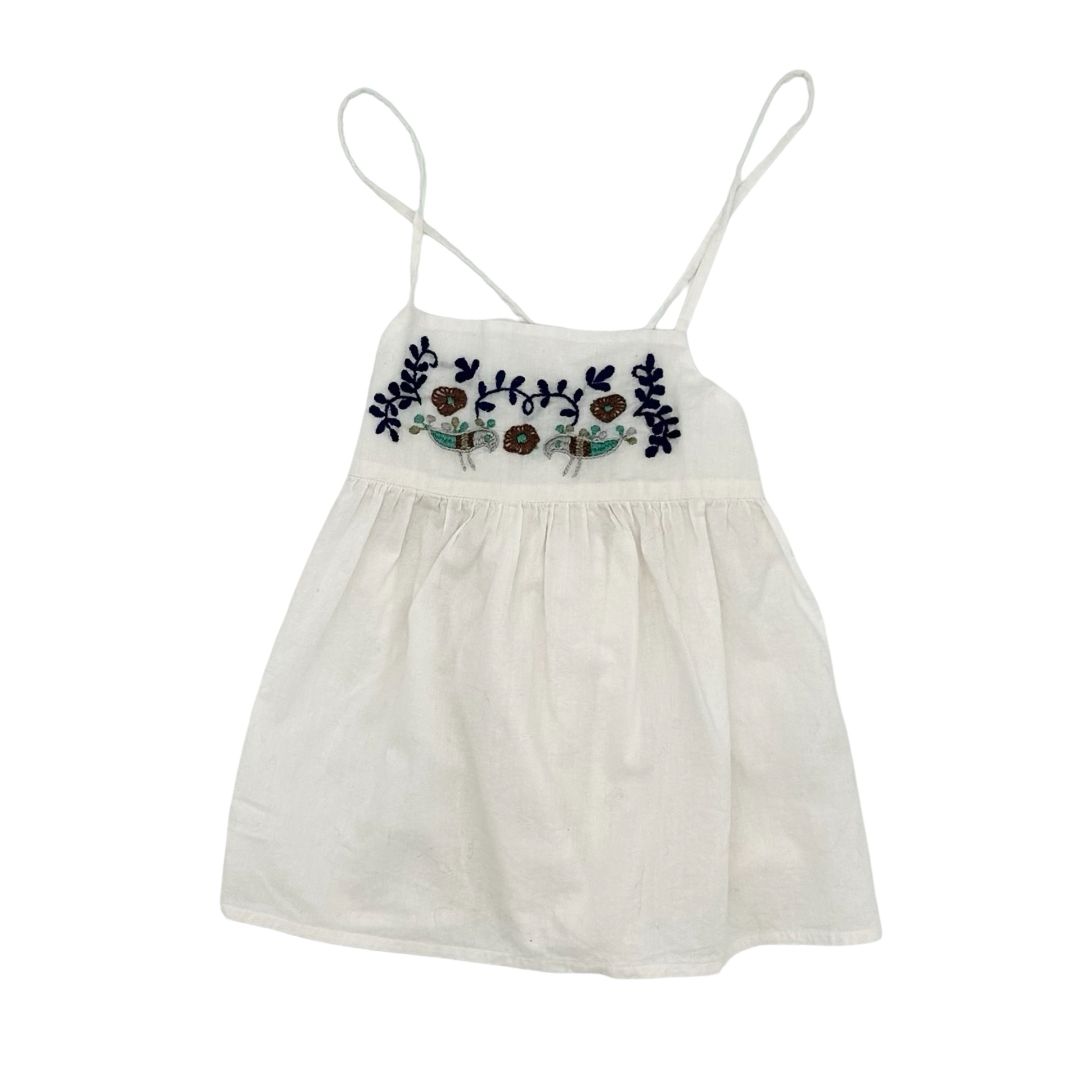 Bonpoint white embroidered top, 3 years