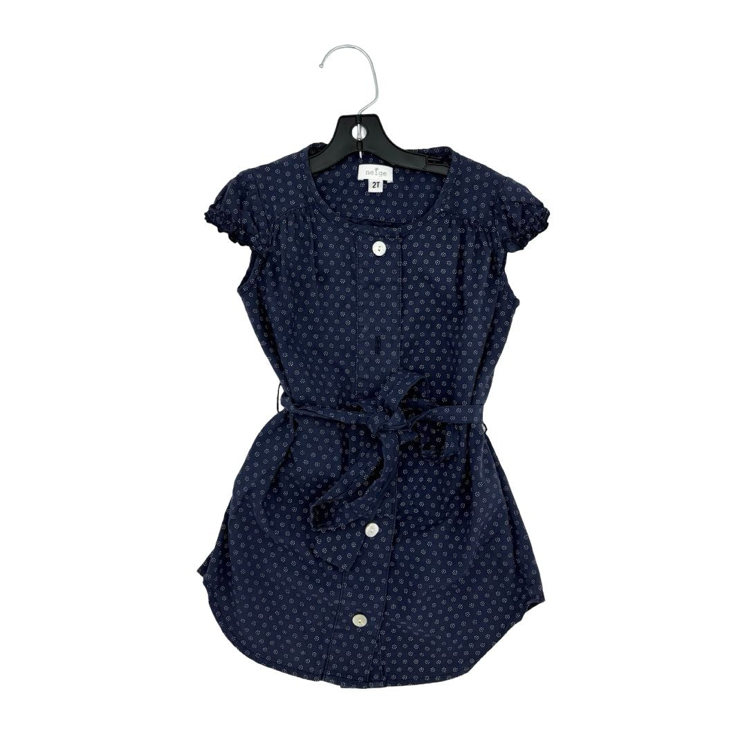 Neige navy dress, 2 years