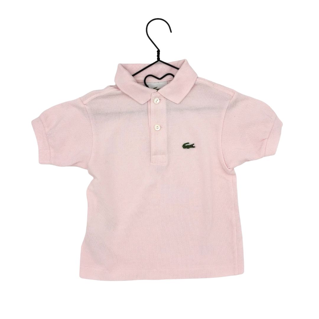 Lacoste pink collared shirt, 2 years