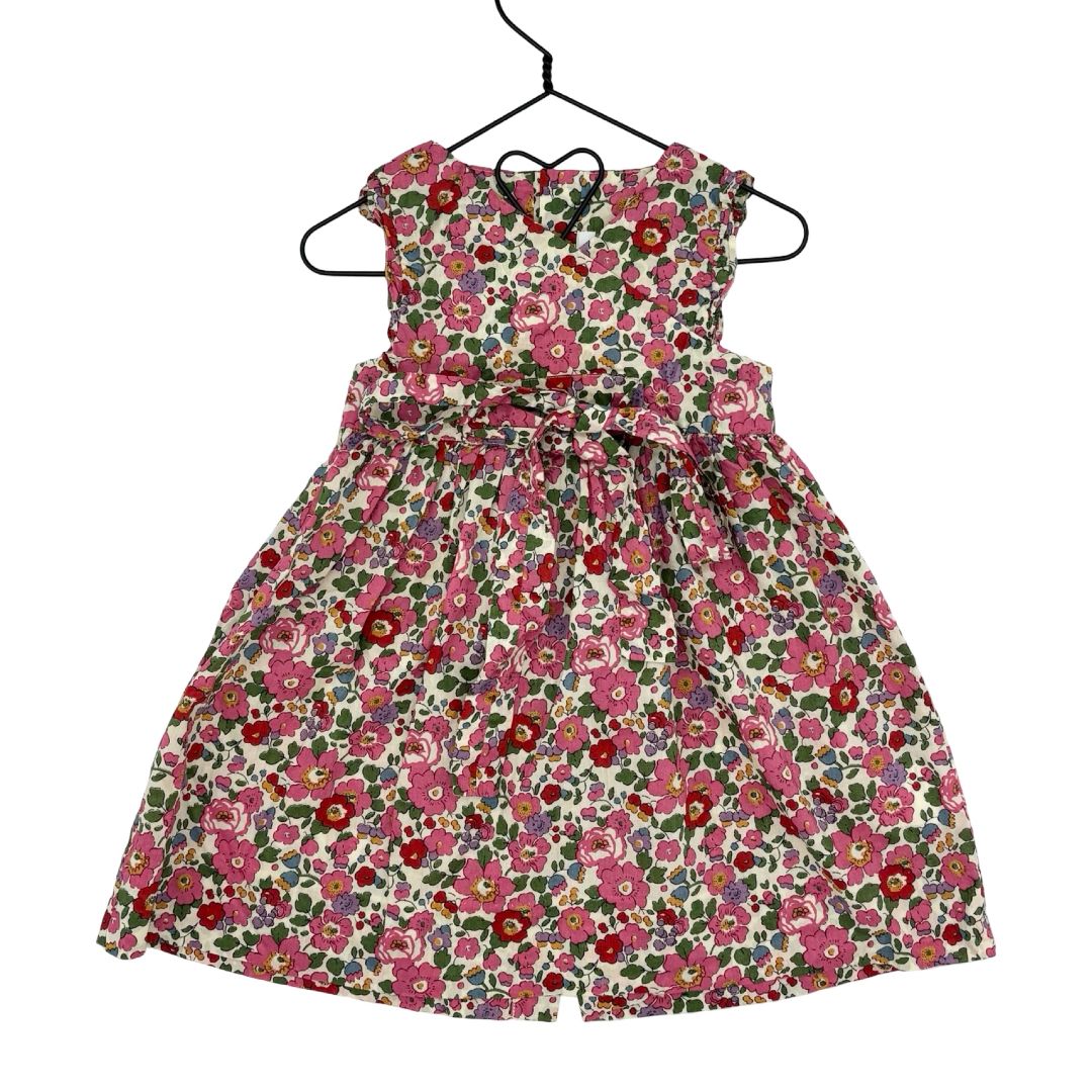 Jacadi floral dress w/bow, 18 months