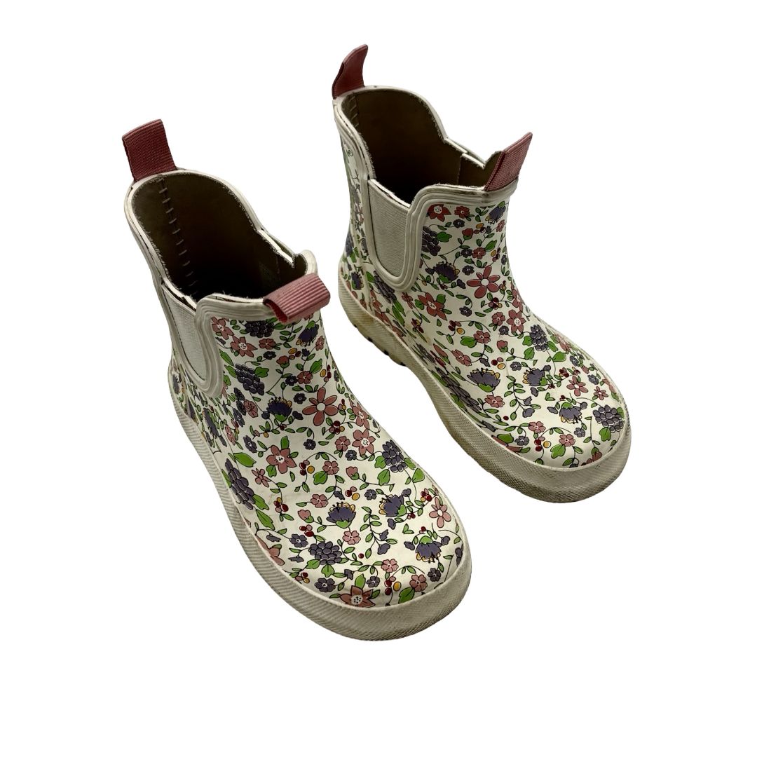 Zara floral rainboots, euro 26 little kids