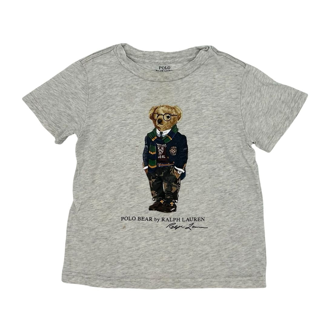 Ralph Lauren grey Polo Bear tshirt, 3 years