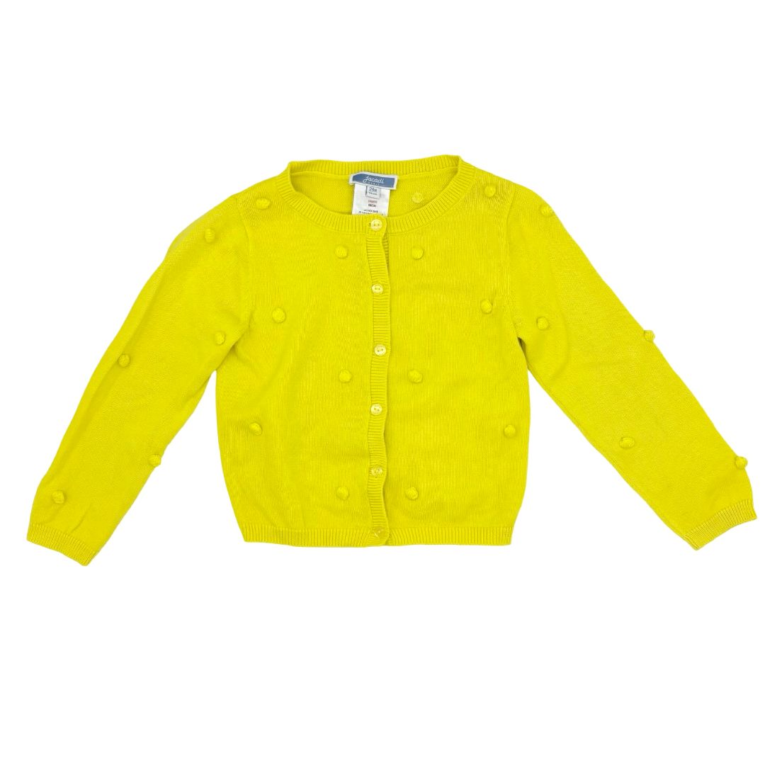 Jacadi yellow cardigan , 24 months