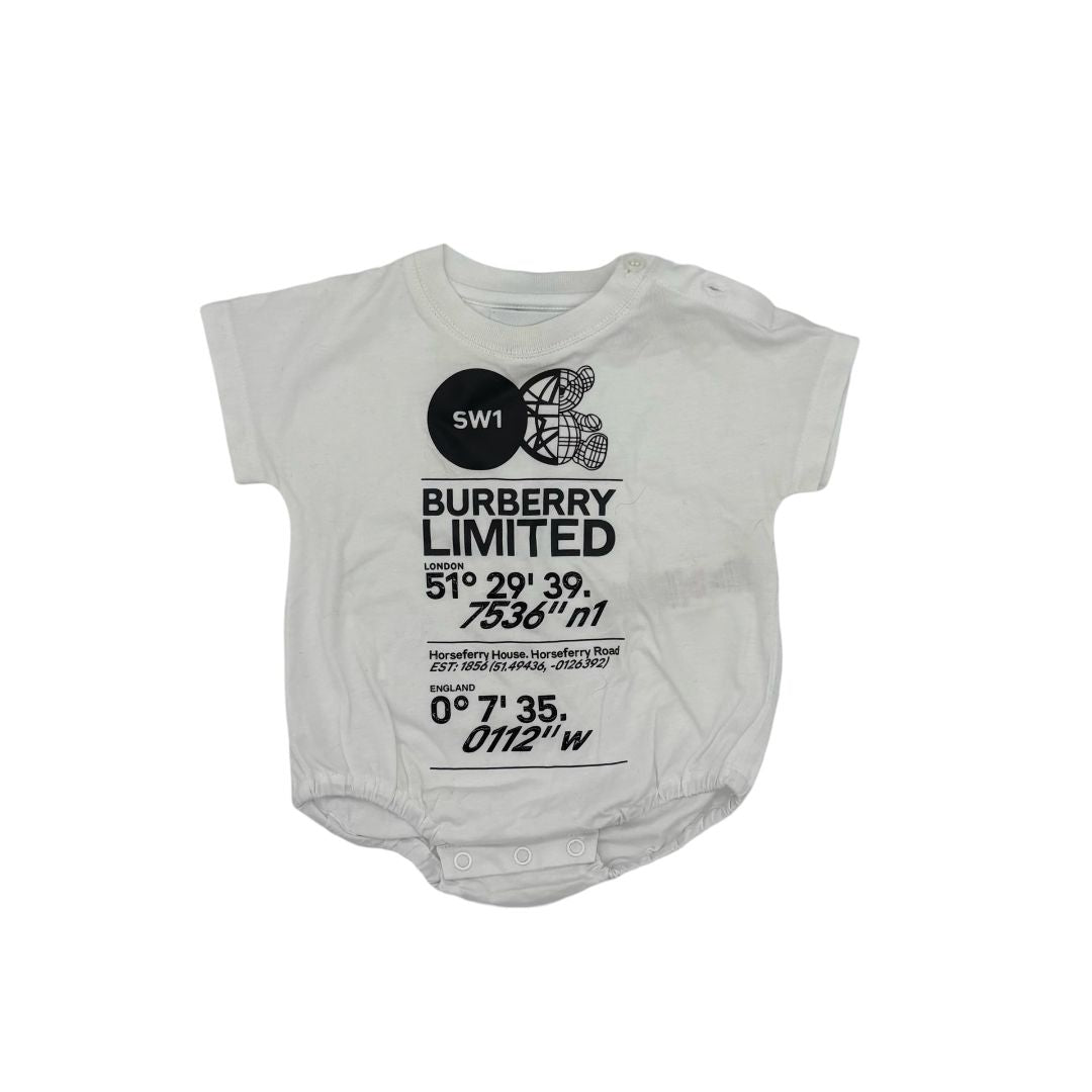 Burberry bodysuit, 3 months