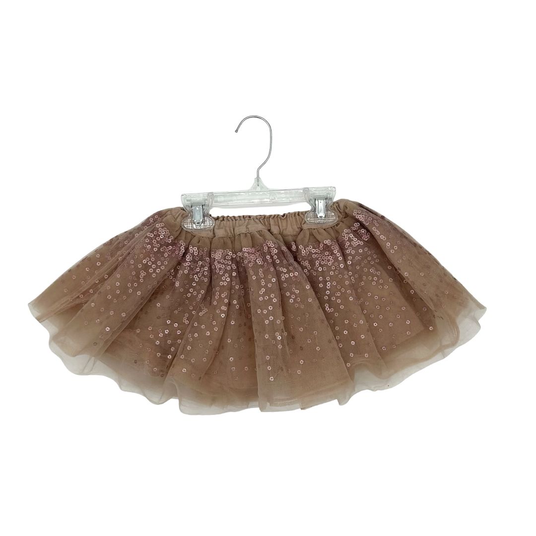 Seed pink sequin tulle skirt, 4 years
