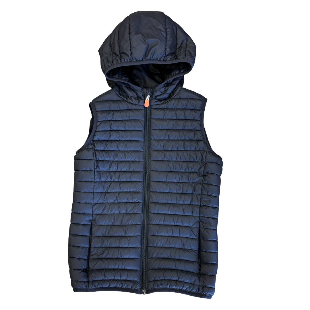 Save The Duck new w/tags black lightweight vest, 12 years