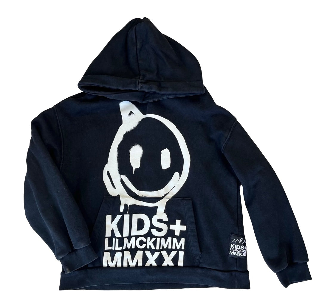 Zara Black hoodie, Youth small