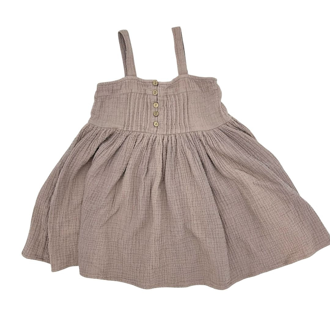 Rylee + Cru dusty lavender dress, 6-7 years