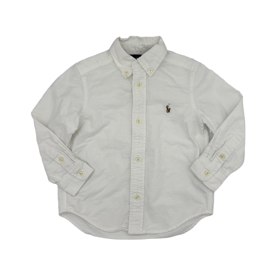 Ralph Lauren White collared shirt, 3 years