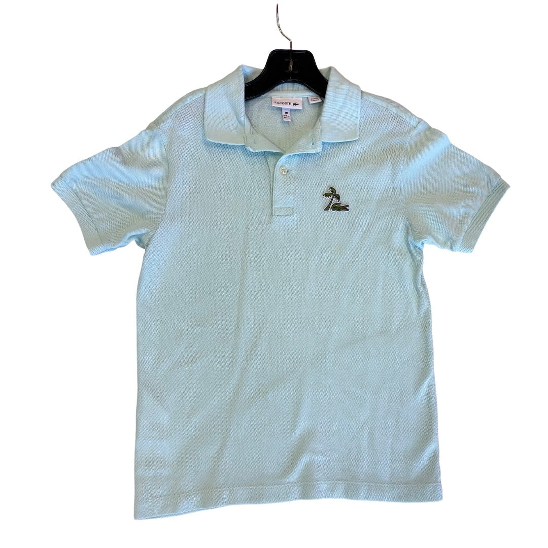 Lacoste Turquoise collared shirt, 10 years