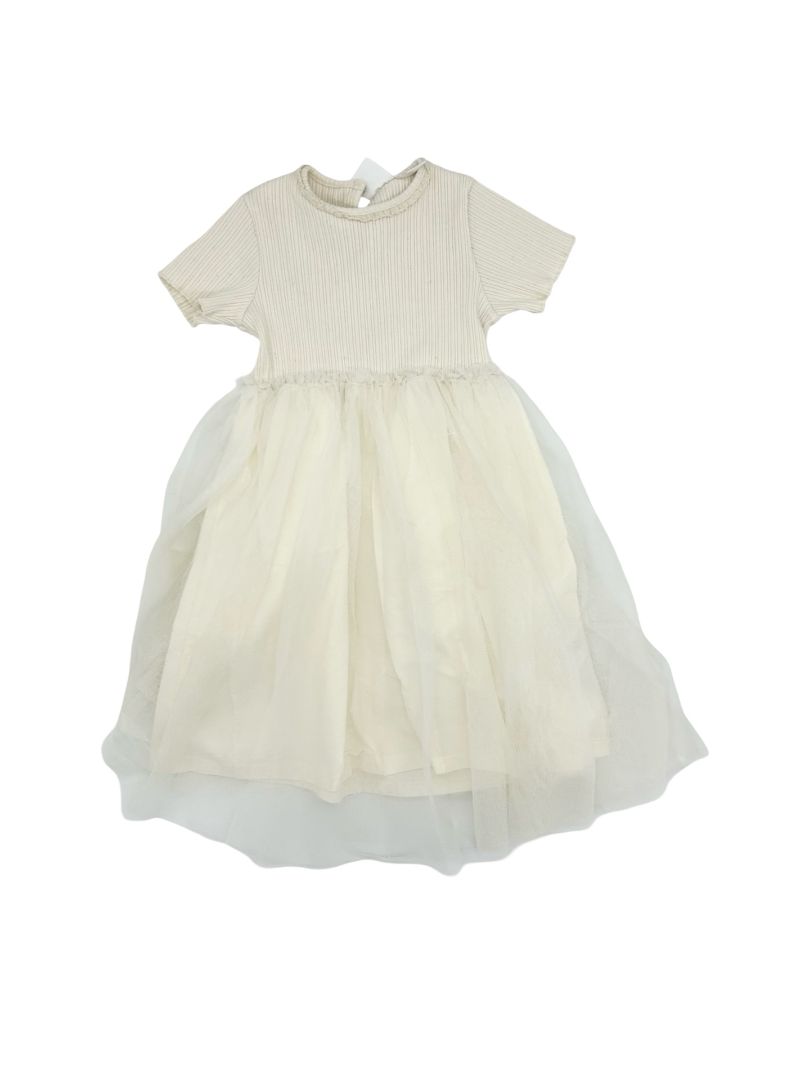 Zara cream tulle dress, 4-5 years