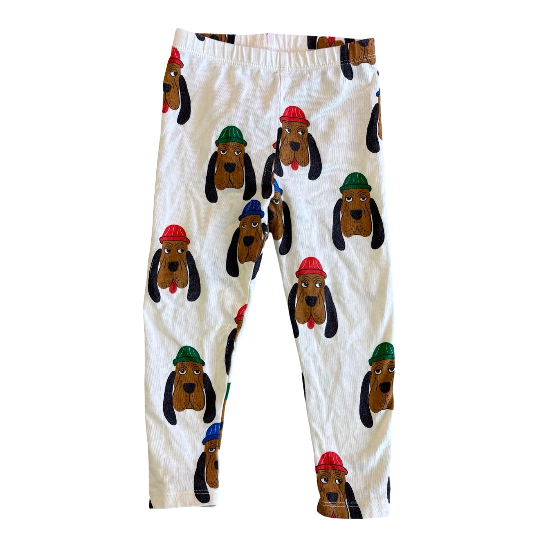 Mini Rodini Dog leggings, 9-12 months