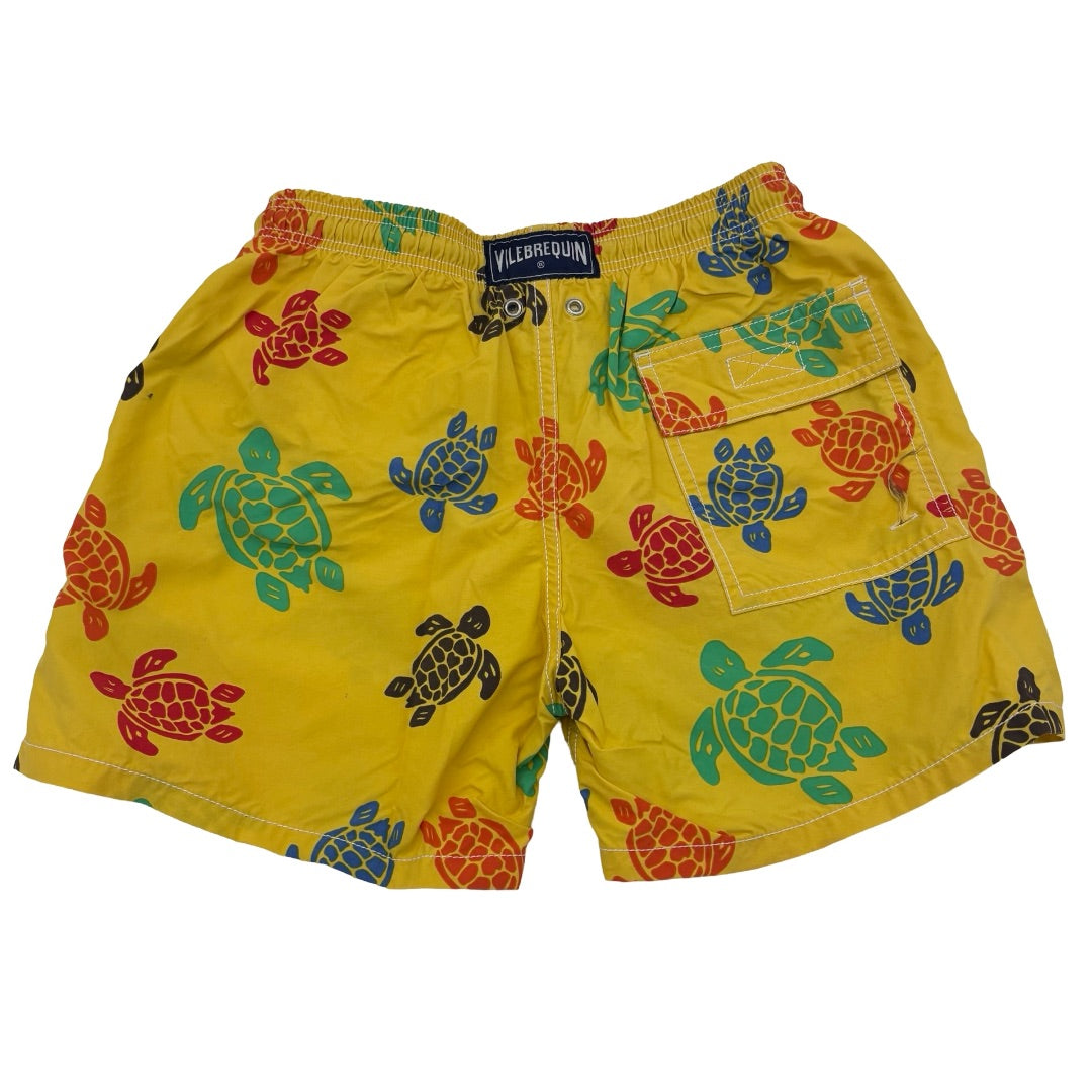 Vilebrequin Yellow w/turtles swim suit, 10 years