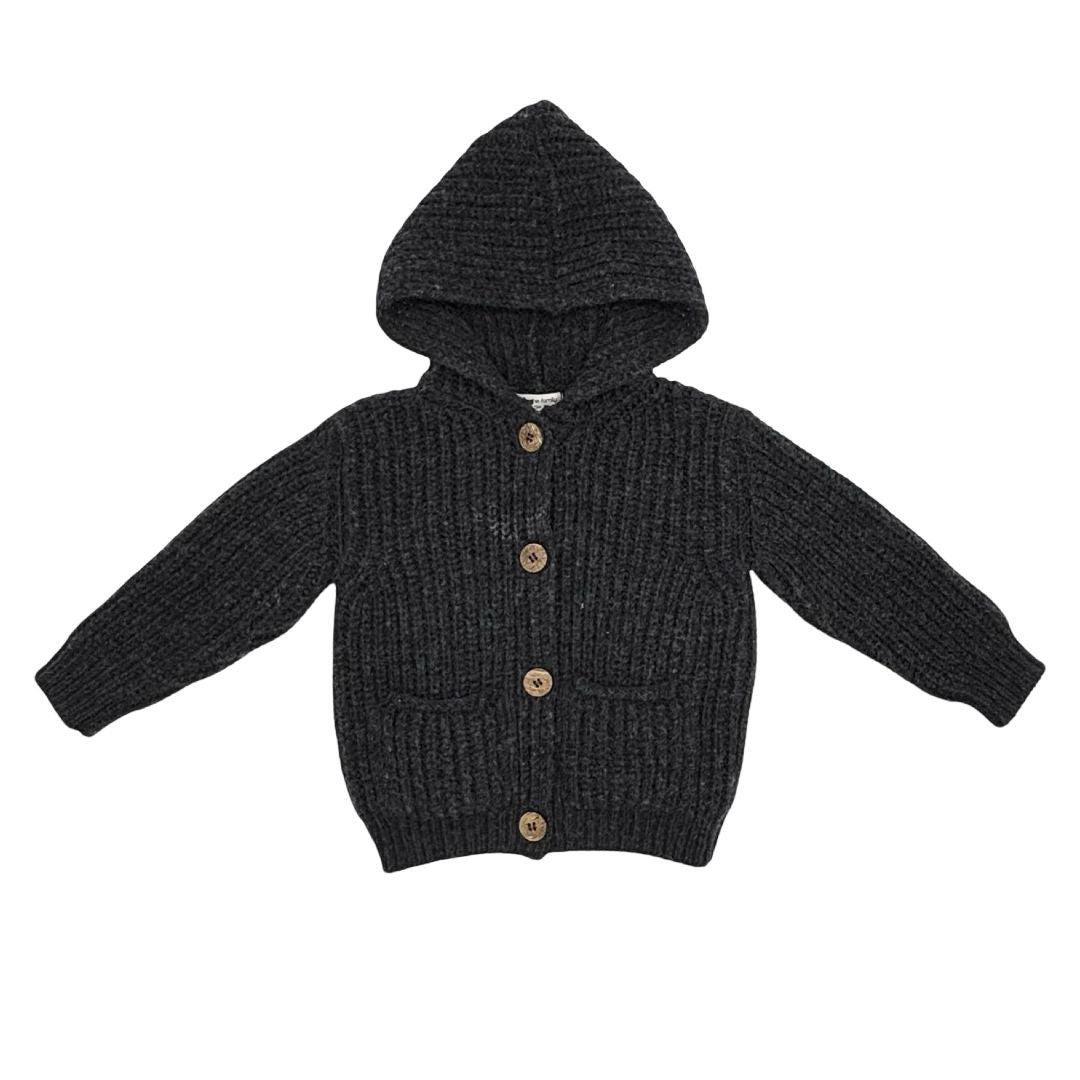 1 + In The Family black button up sweater, 12 months