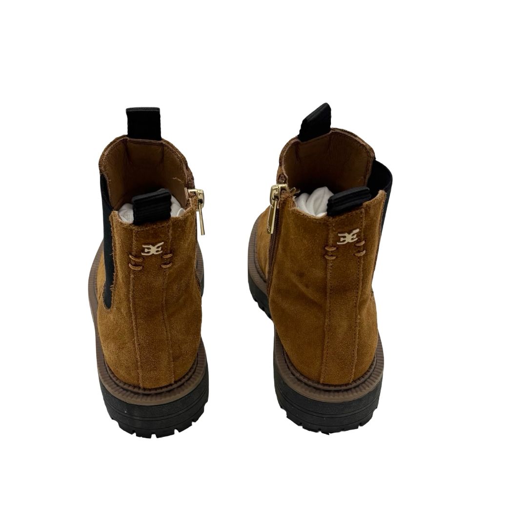 Sam Edelman tan suede boots, 13 little kid