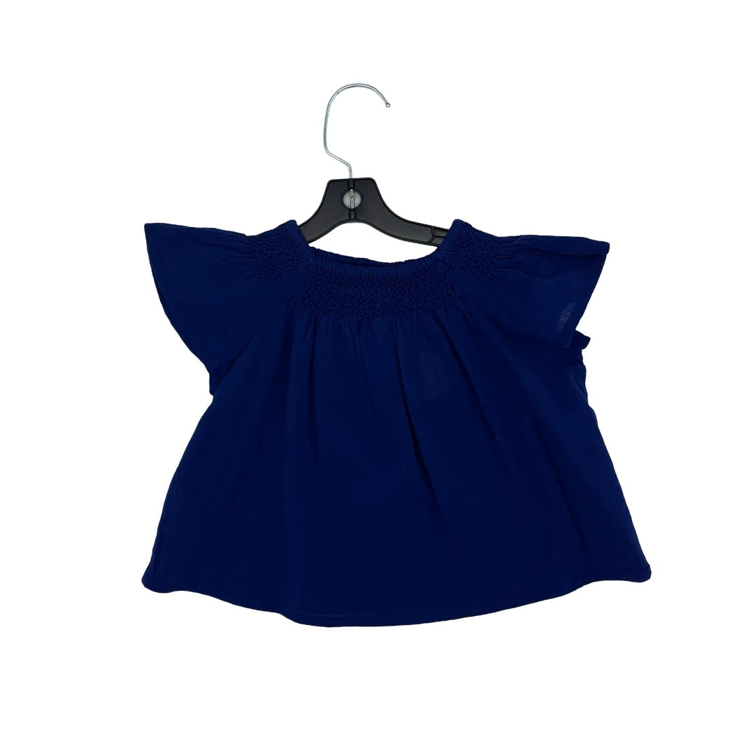 Bonton New with tags blue shirt, 12 months