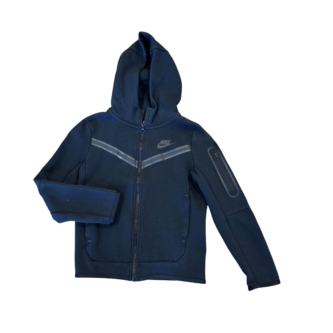 Nike black zip up, youth small