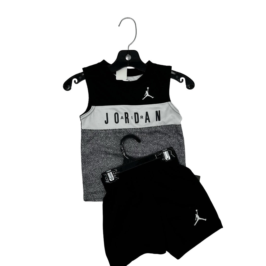 Nike Air Jordan tank/shorts set, 2 years