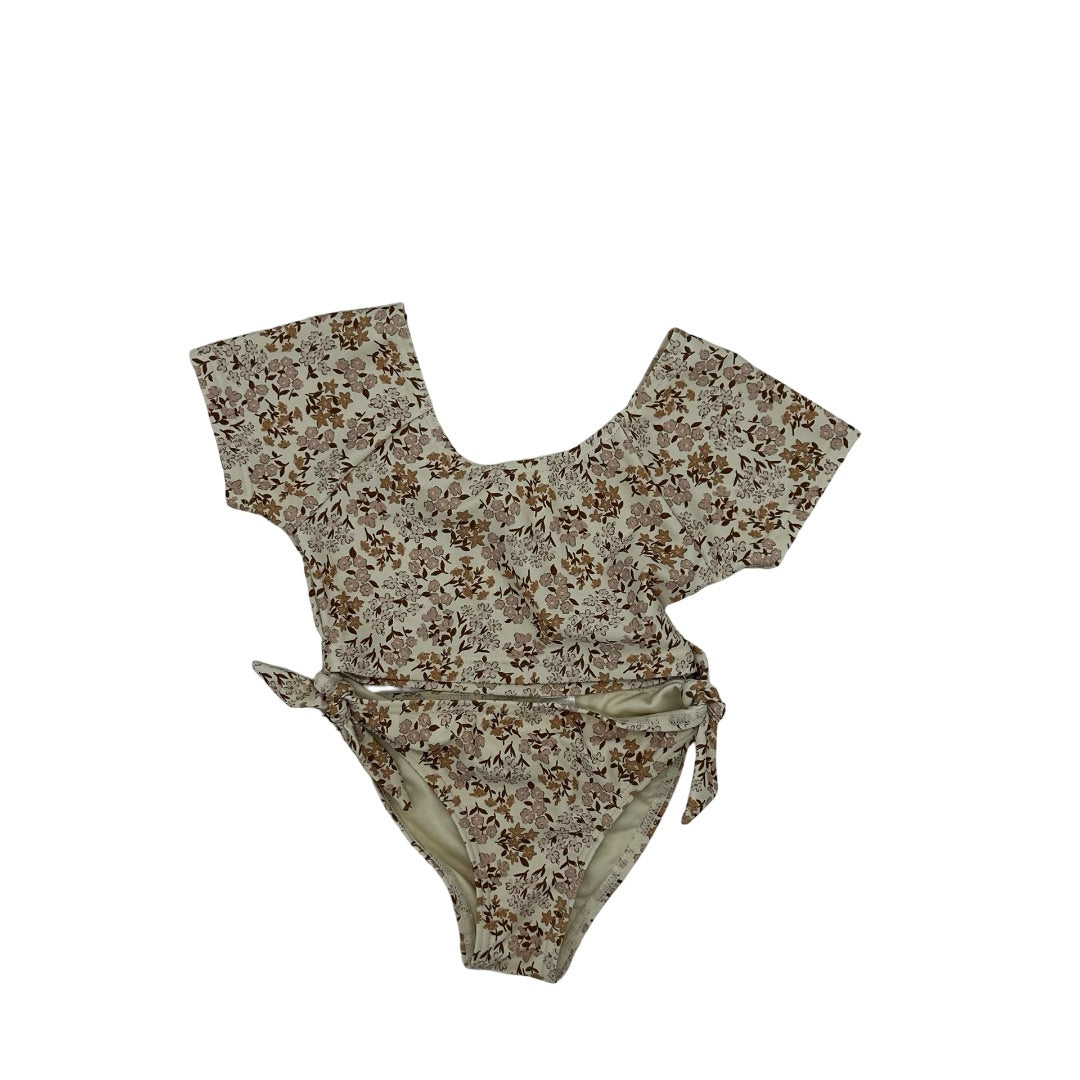 Rylee + Cru Two piece floral swim, 4-5 years