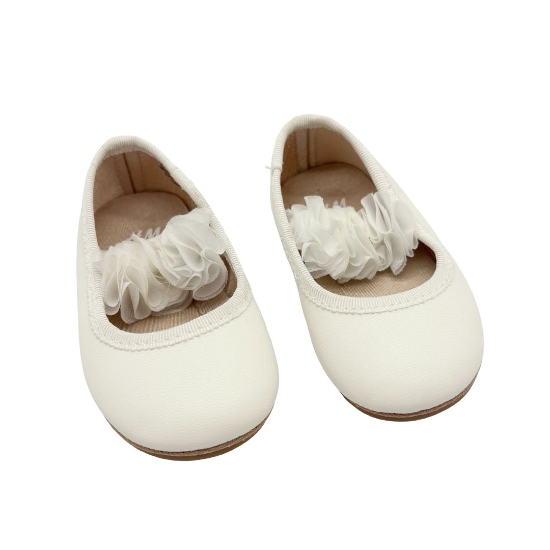 H&M white mary janes, 18/19 little kid