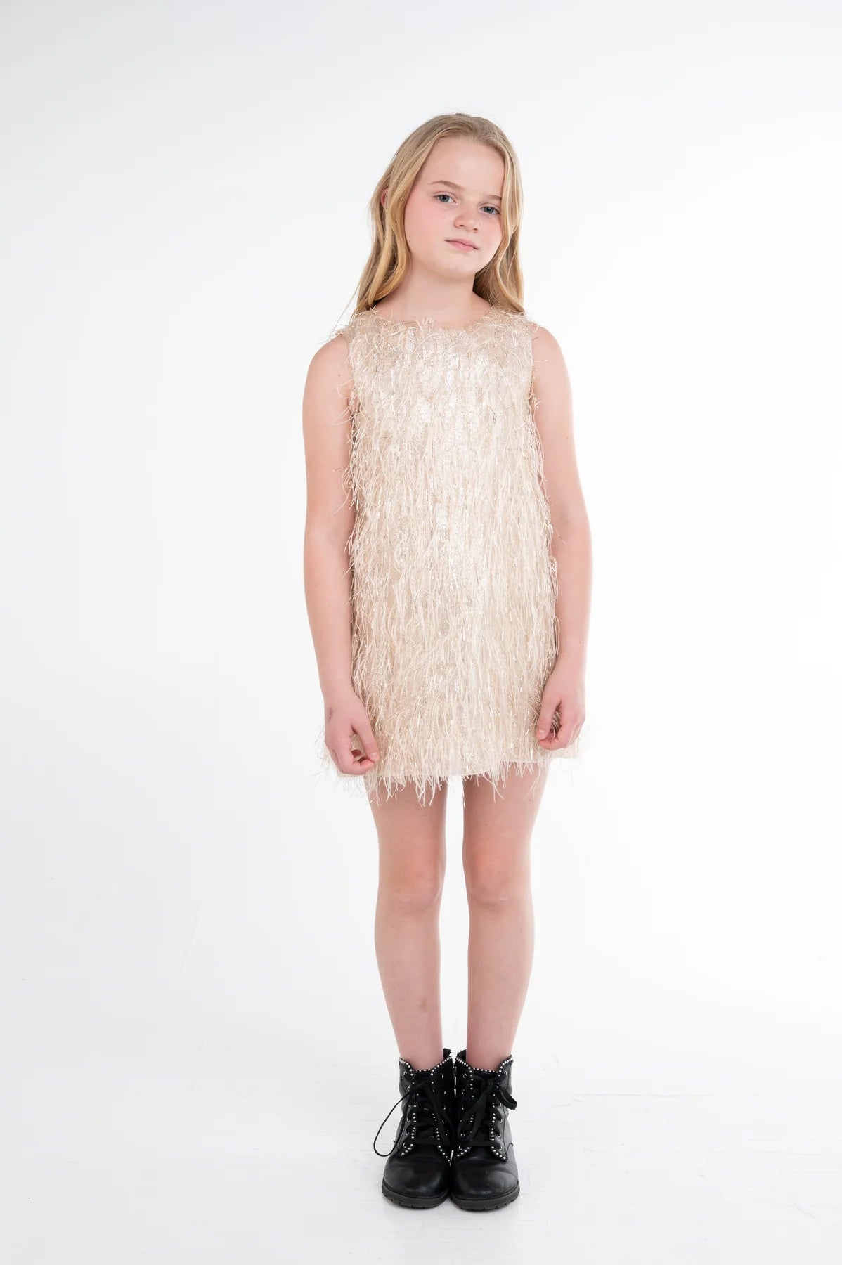 Pia Gold Dress Zoë Ltd