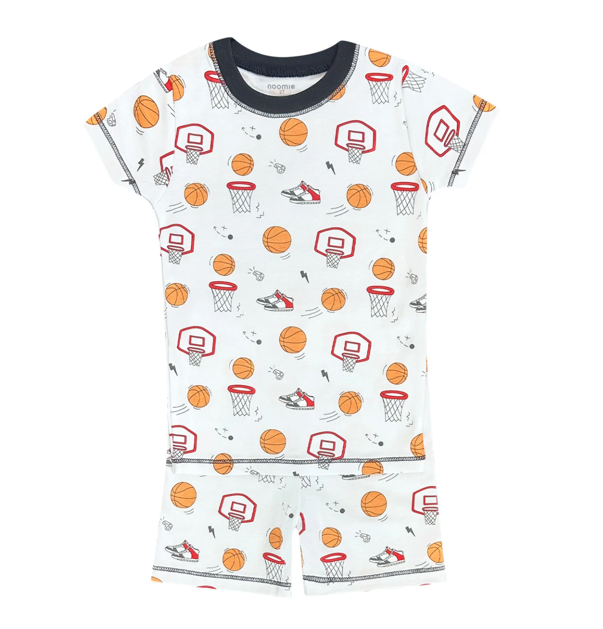 Noomie Basketball Court Short Sleeve Pajama Set
