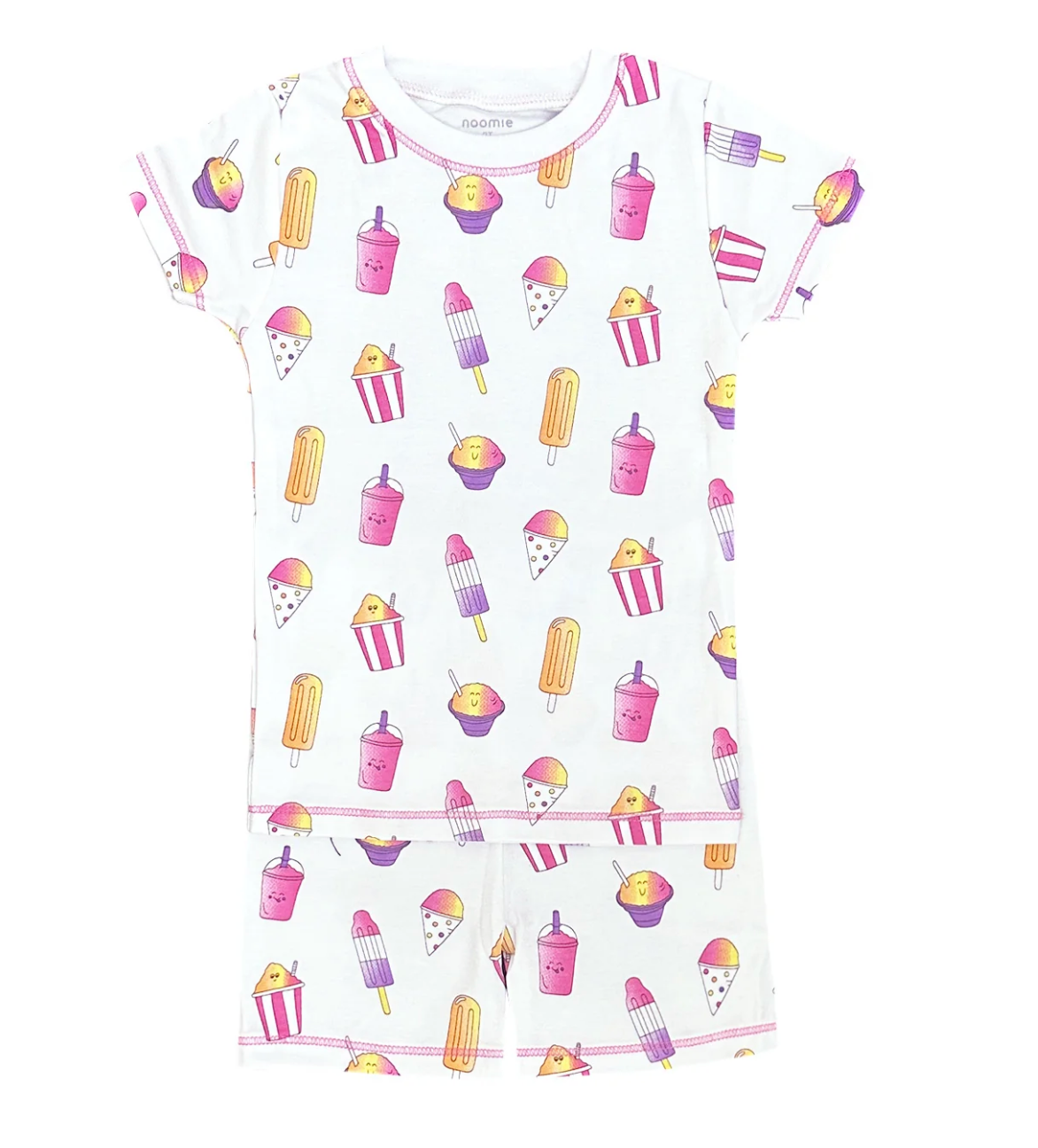 Noomie Popsicles & Snowcones Short Sleeve Pajama Set