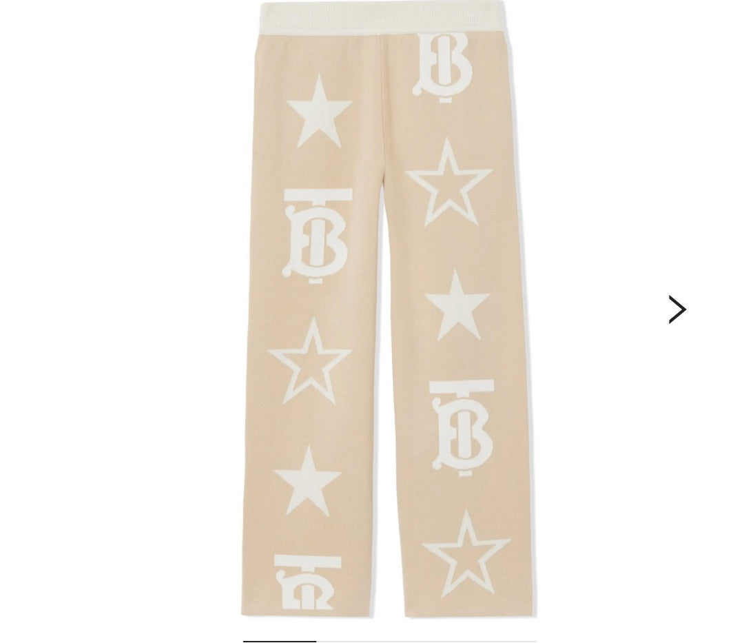 Burberry star sweater/pant set, 8 Years