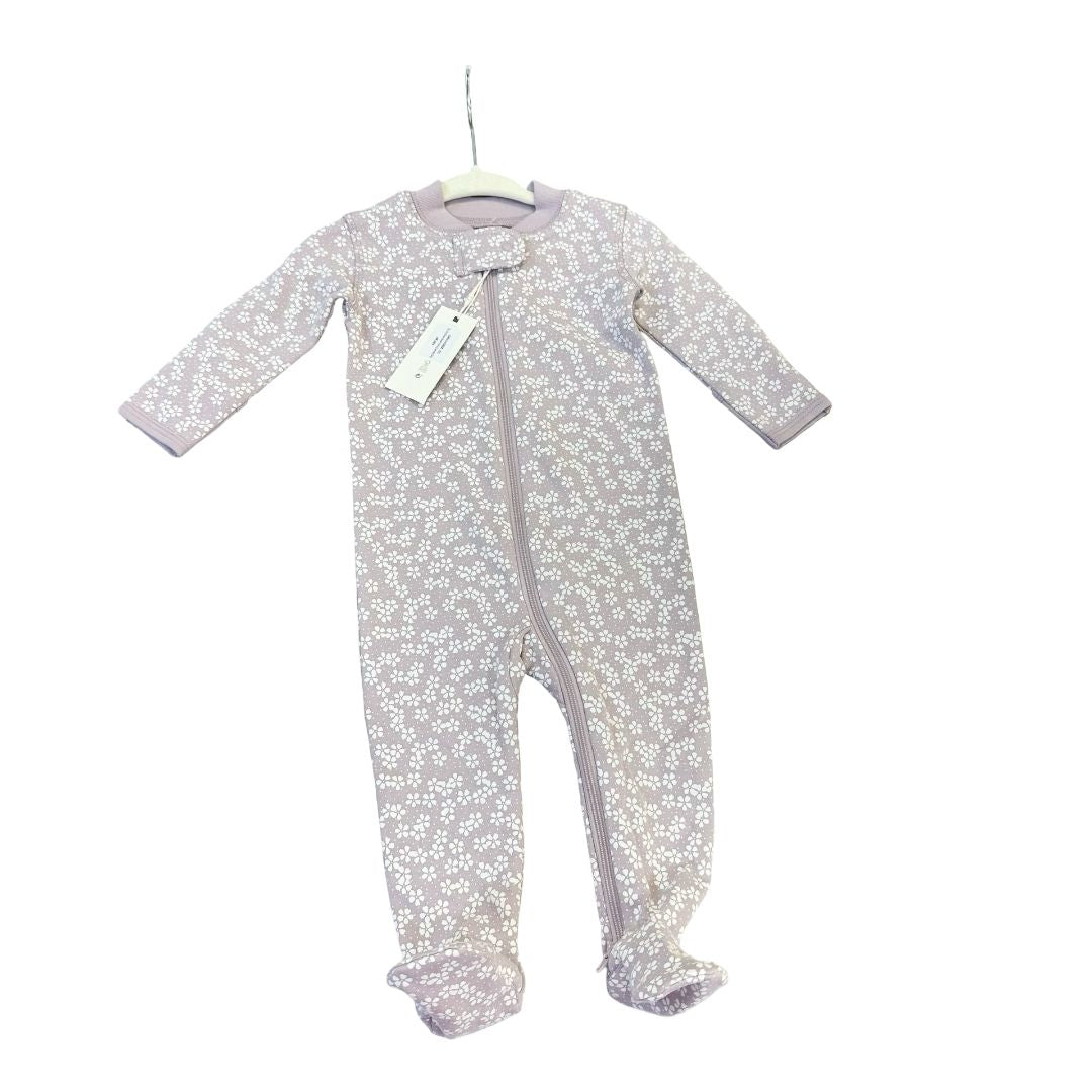 Quincy Mae zip long sleeve sleeper new with tags, 3-6 months