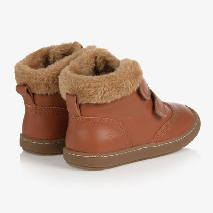 Old Soles new w/tags tan Squad leather boots, 11 little kid