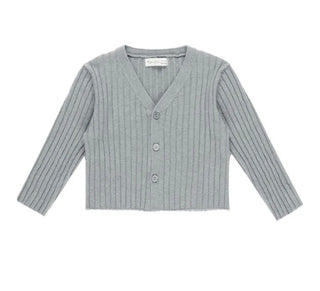 Rylee + cru Grey cardigan and sweat set, 2-3 years