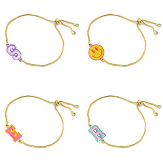 Top Trenz J.V. Charm Club Collegiate Initial Bracelet Kit