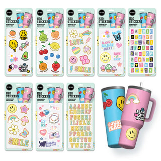 Top Trenz H20 Flask Vinyl Sticker Packs assortment