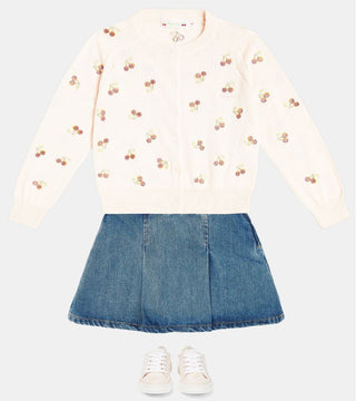 Bonpoint Aizoon cotton cardigan brand new, 10 years, 10 years
