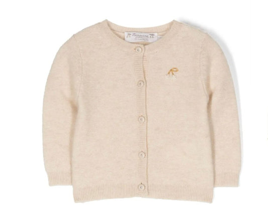 Bonpoint floral-embroidered cashemere cardigan brand new, 18 months