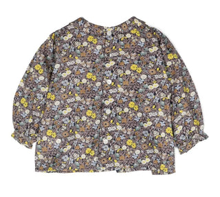 Bonpoint Julietti floral-print cotton blouse brand new, 6 months