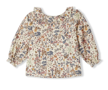 Bonpoint Gigi floral-print blouse brand new, 6 months