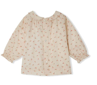 Bonpoint Tenvol cherry-print blouse brand new, 6 months