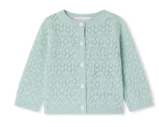 Bonpoint Clayel open-knit cardigan brand new, 3 years